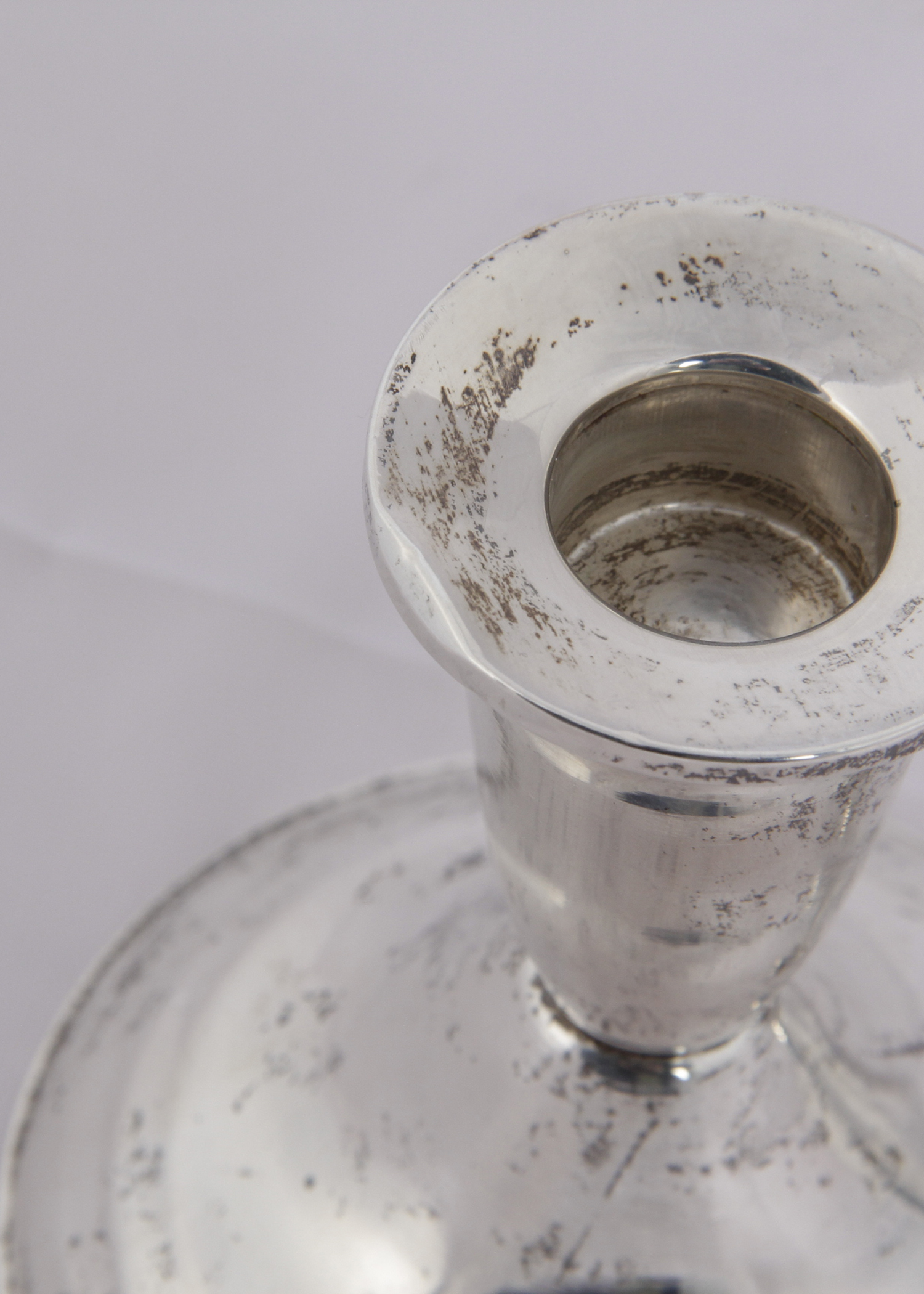 Pair of Weighted Sterling Silver Candle Holders