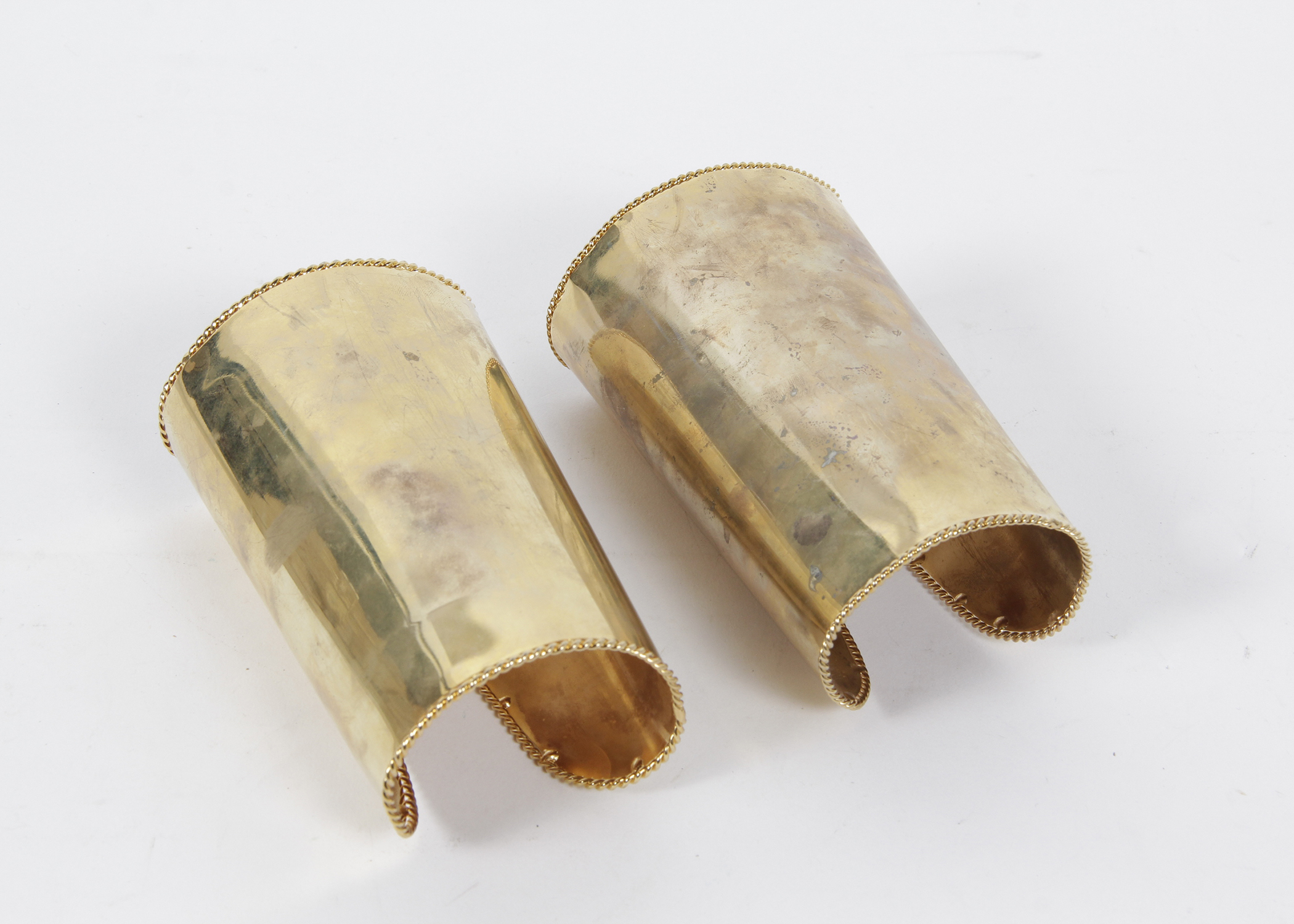 Vintage Brass Arm Cuffs
