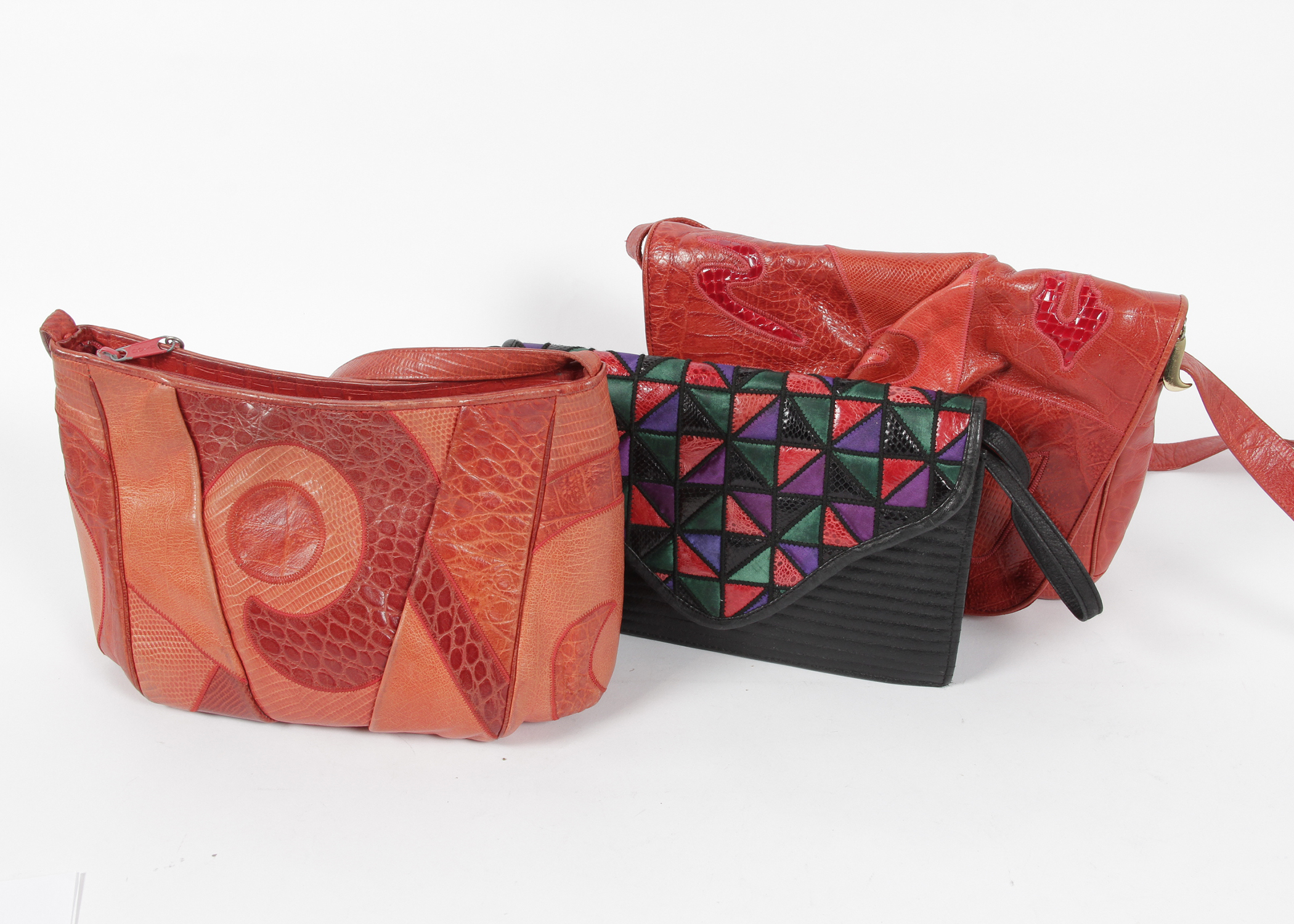 Vintage Sharif Snakeskin and Reptile Handbags