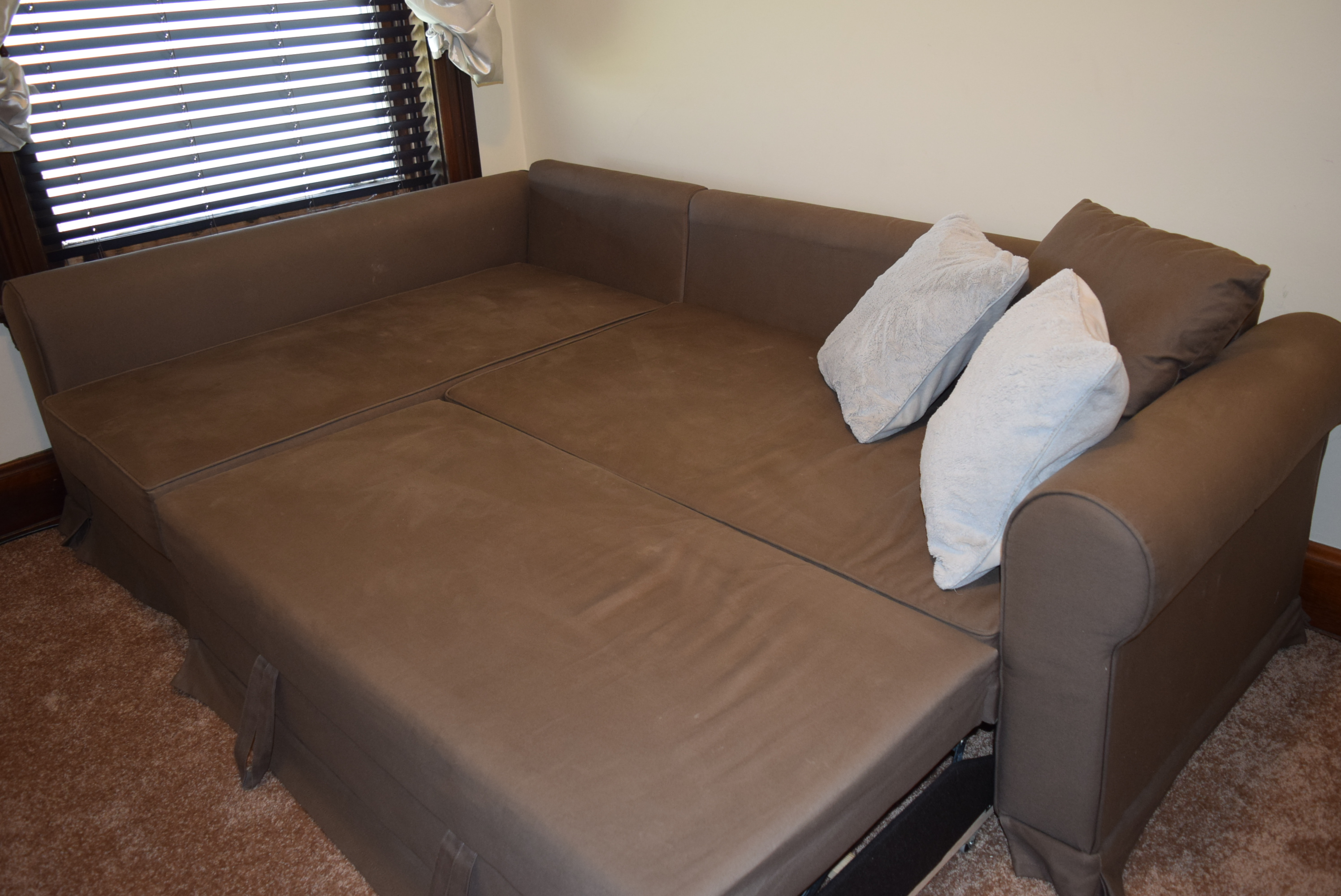Ikea Moheda Sofabed with Chaise and Storage