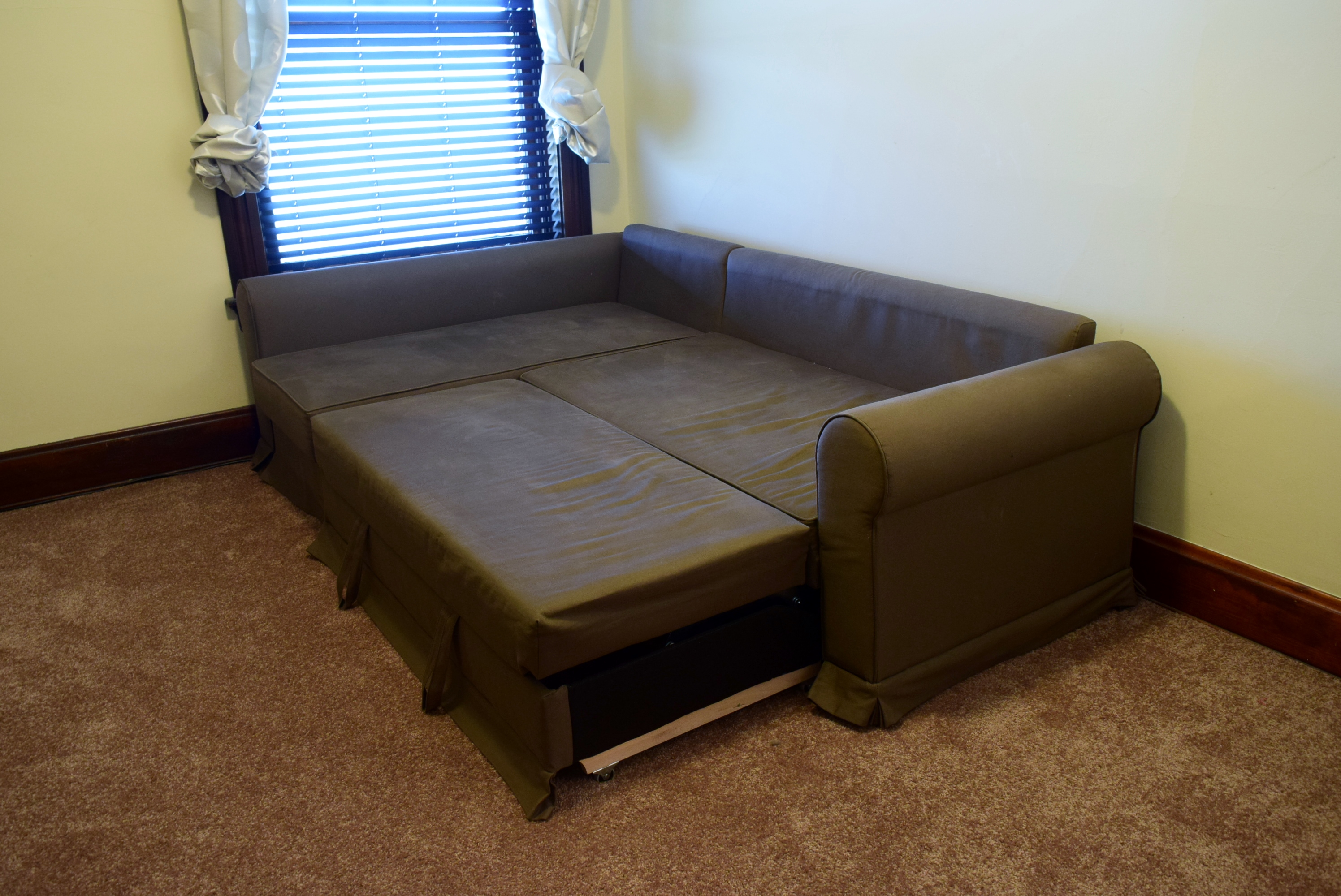 Ikea Moheda Sofabed with Chaise and Storage