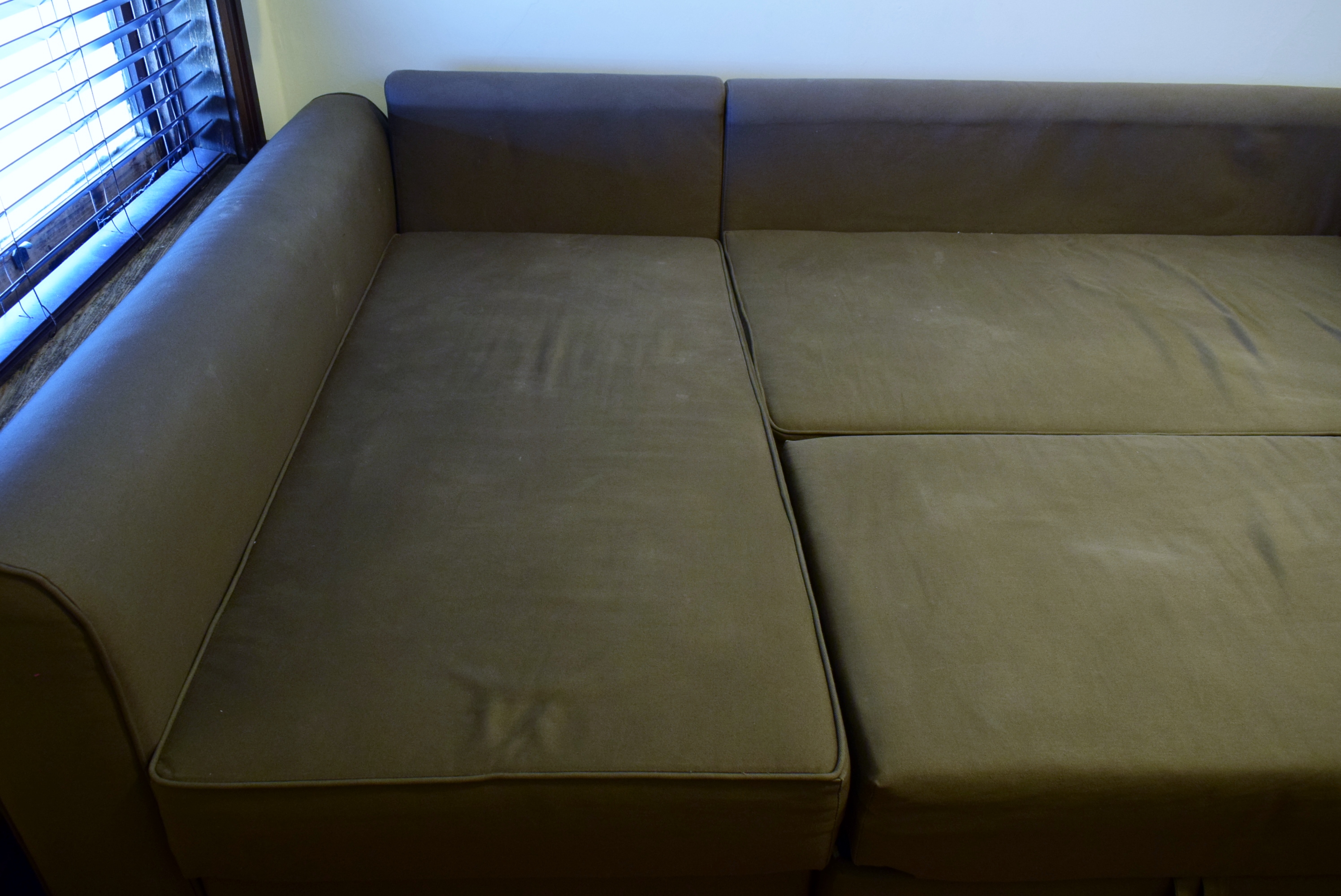 Ikea Moheda Sofabed with Chaise and Storage
