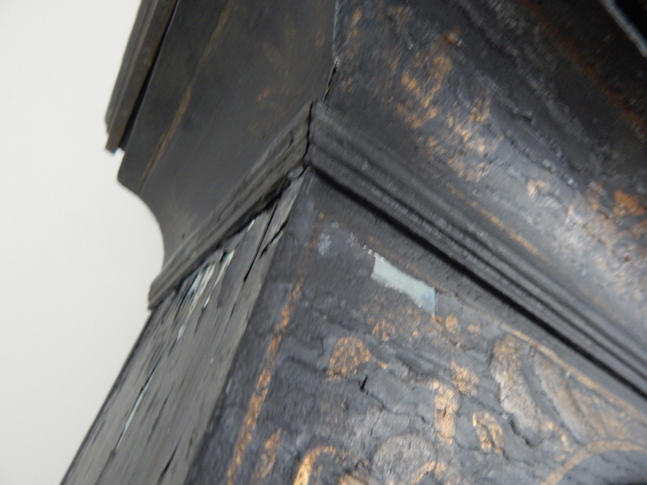 18th Century Chinoiserie Lacquer R. Henderson Grandfather Clock