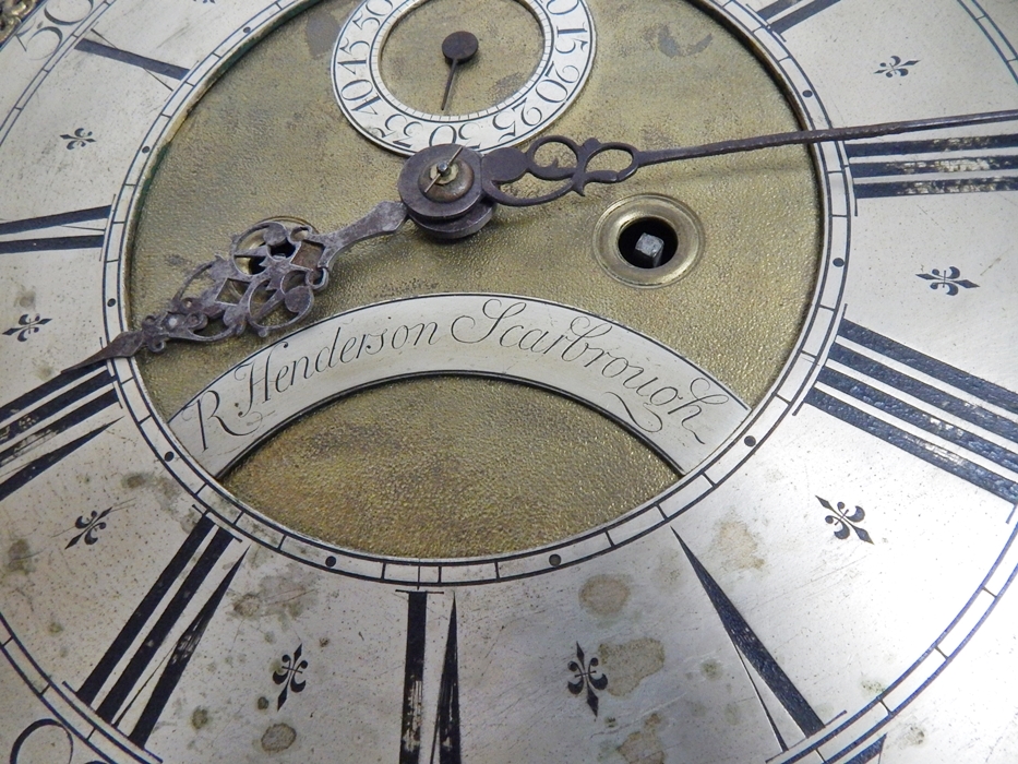 18th Century Chinoiserie Lacquer R. Henderson Grandfather Clock