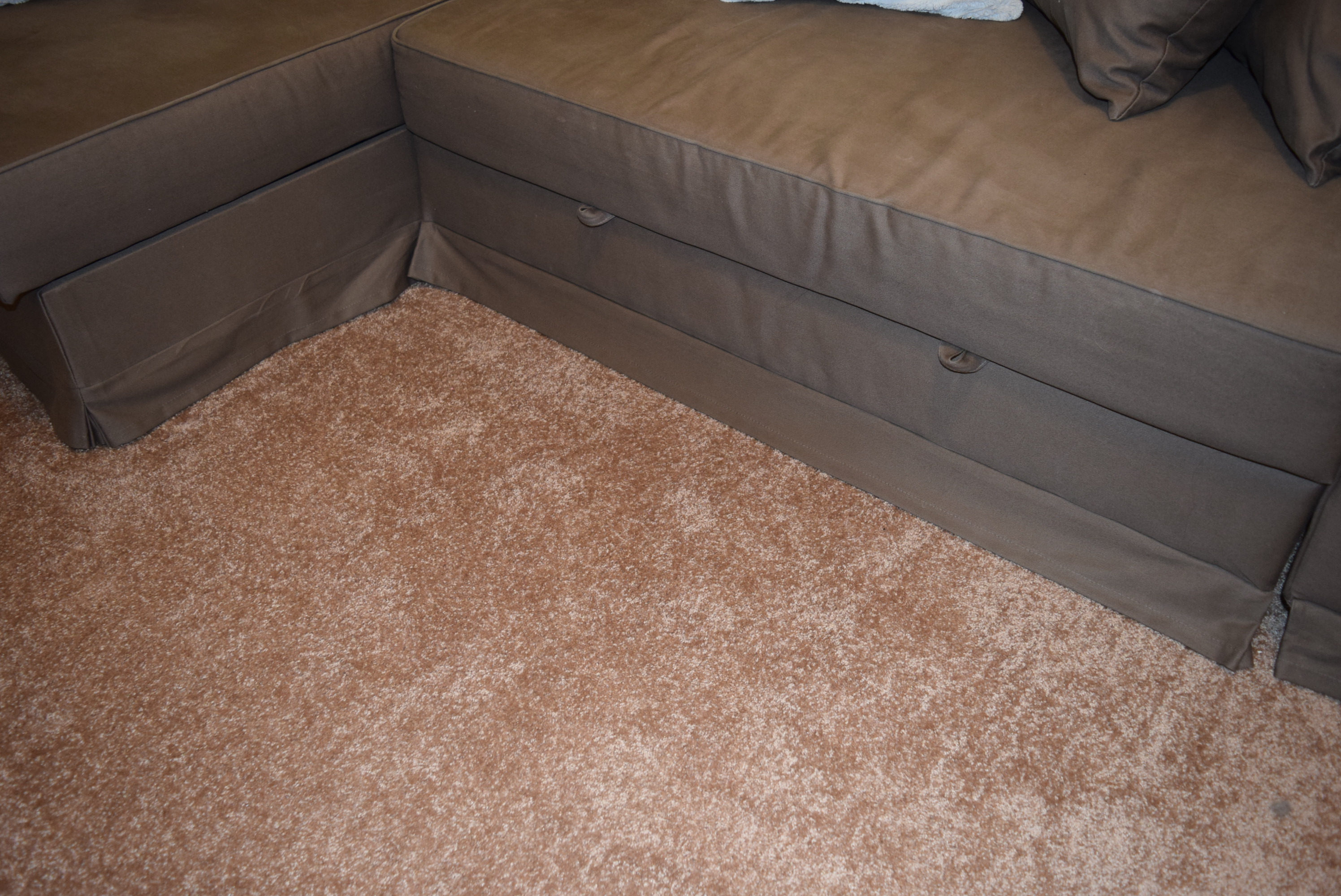 Ikea Moheda Sofabed with Chaise and Storage