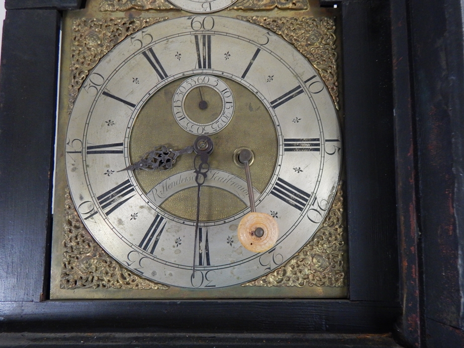 18th Century Chinoiserie Lacquer R. Henderson Grandfather Clock