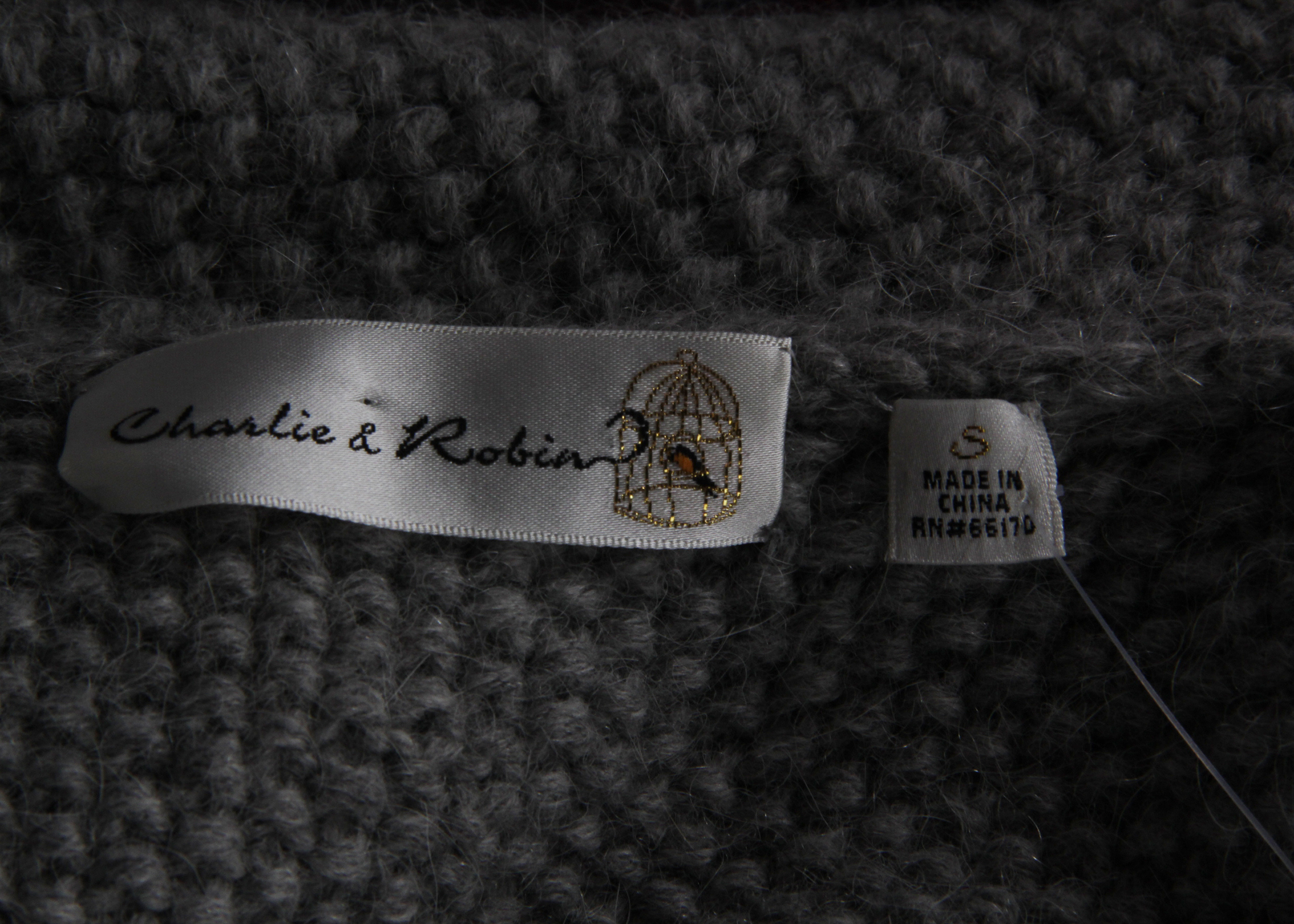 New with Tags Anthropologie Charlie & Robin Alpaca Blend Sweater