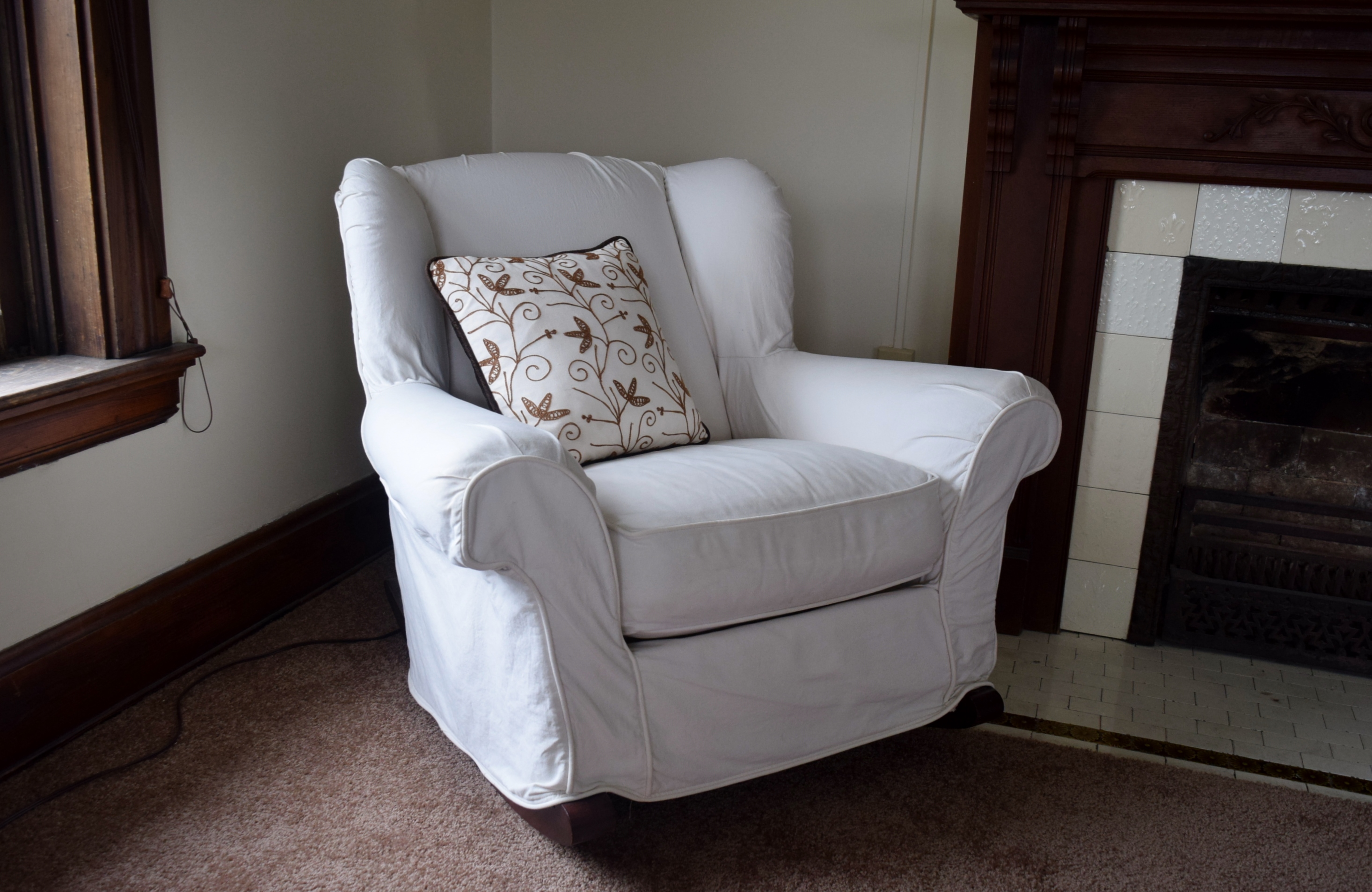 Pottery Barn Slipcovered Rocking Chair