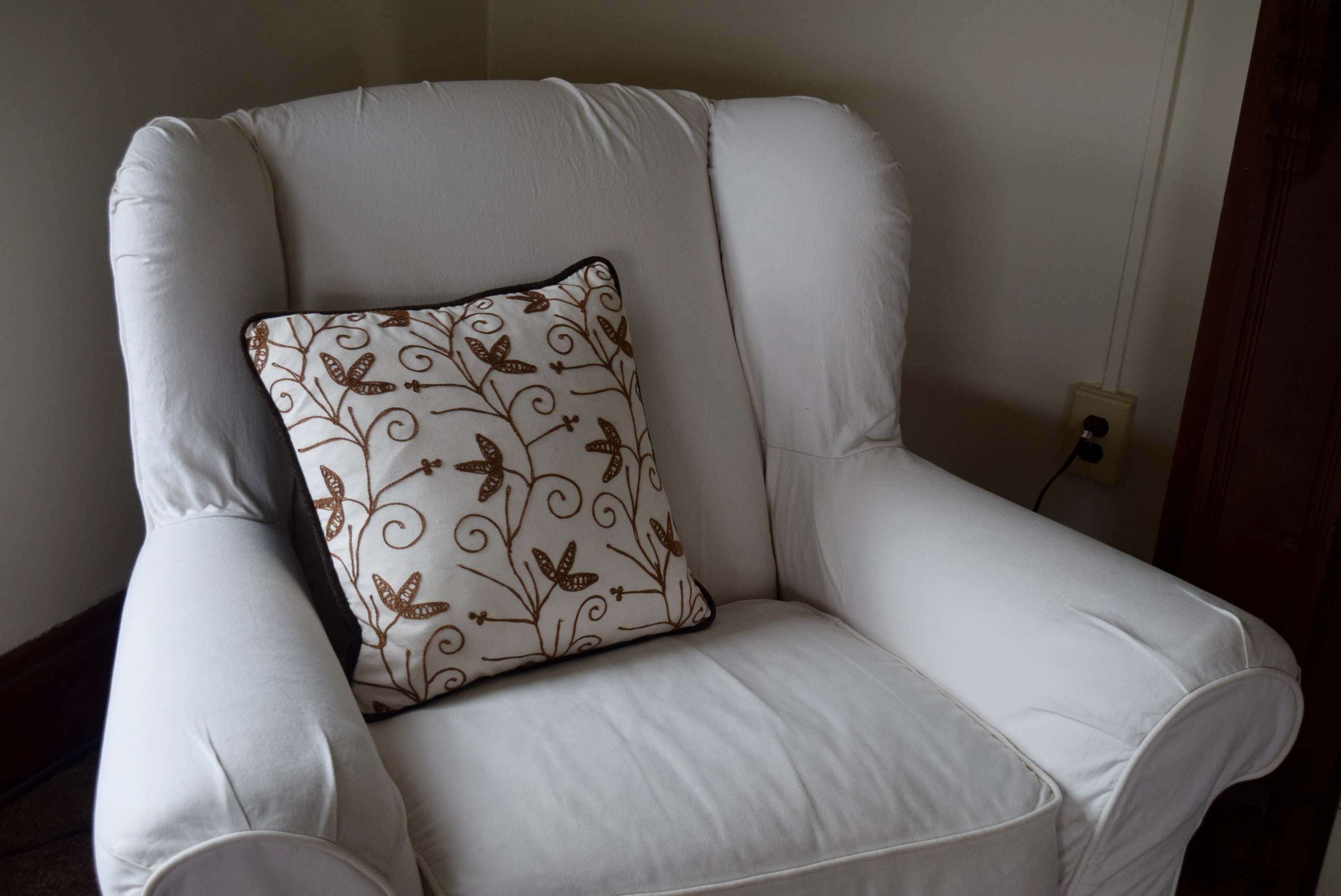 Pottery Barn Slipcovered Rocking Chair