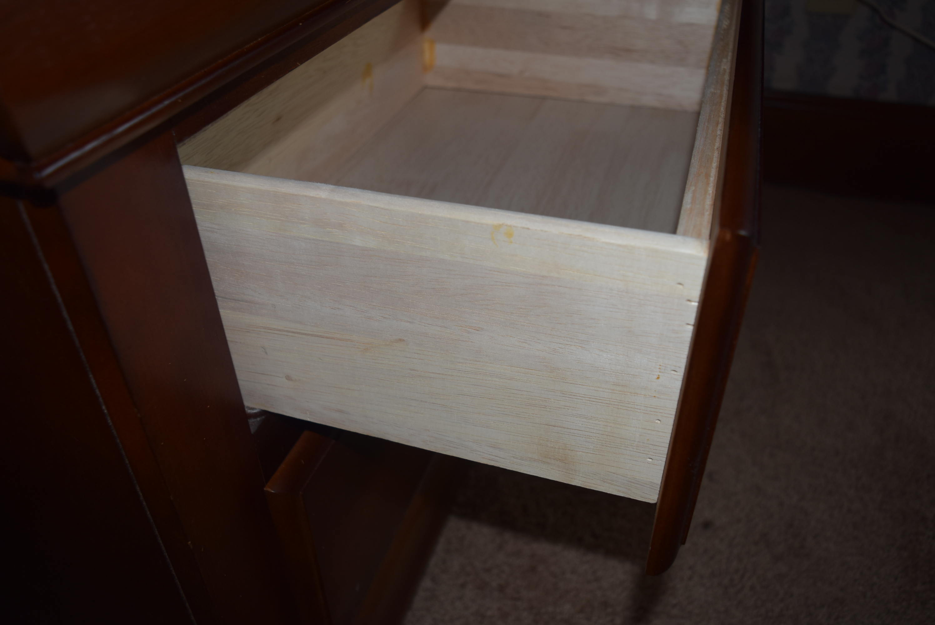 Cherry Two Drawer Night Stand #1