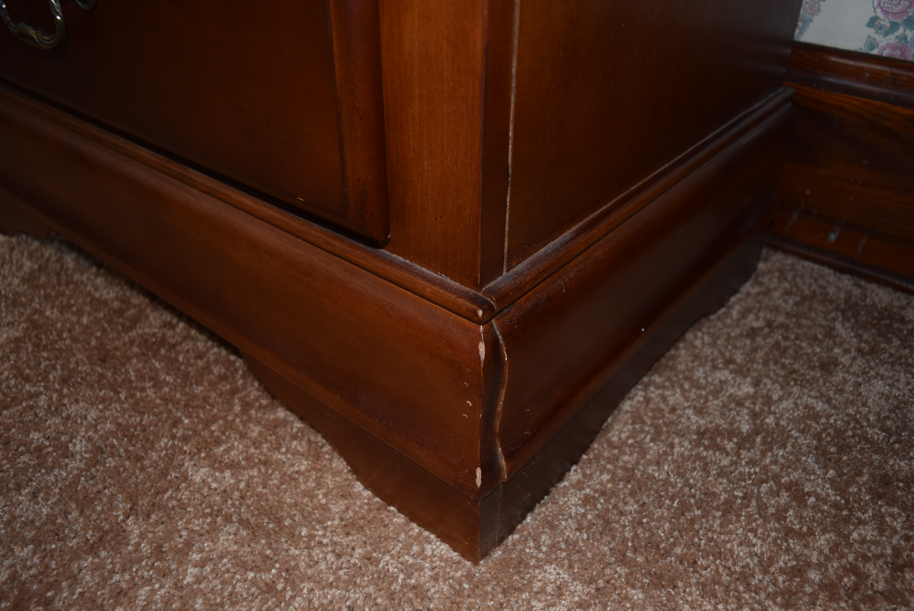 Cherry Two Drawer Night Stand #1