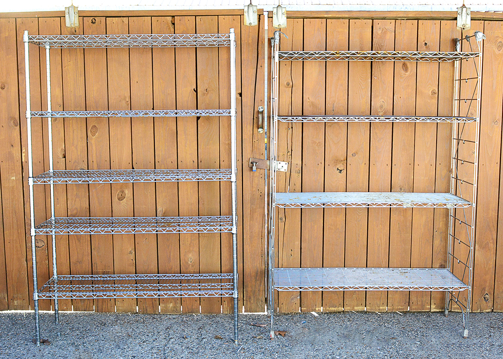 48-Inch Wire Shelving Racks