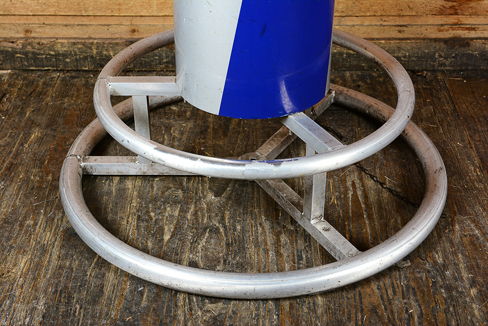 Round Red Bull Bar Table and Stools EBTH