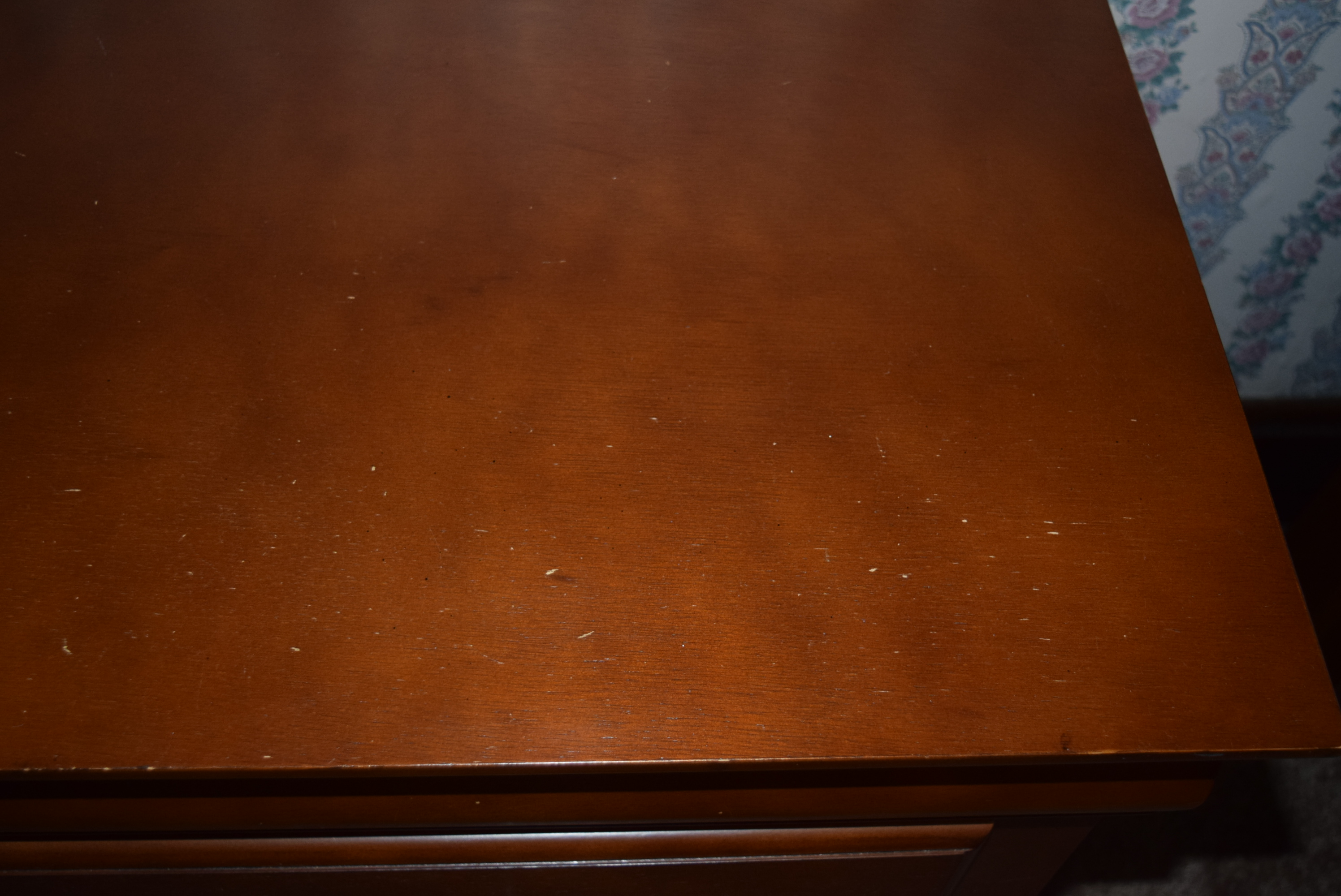 Cherry Two Drawer Nighstand #2