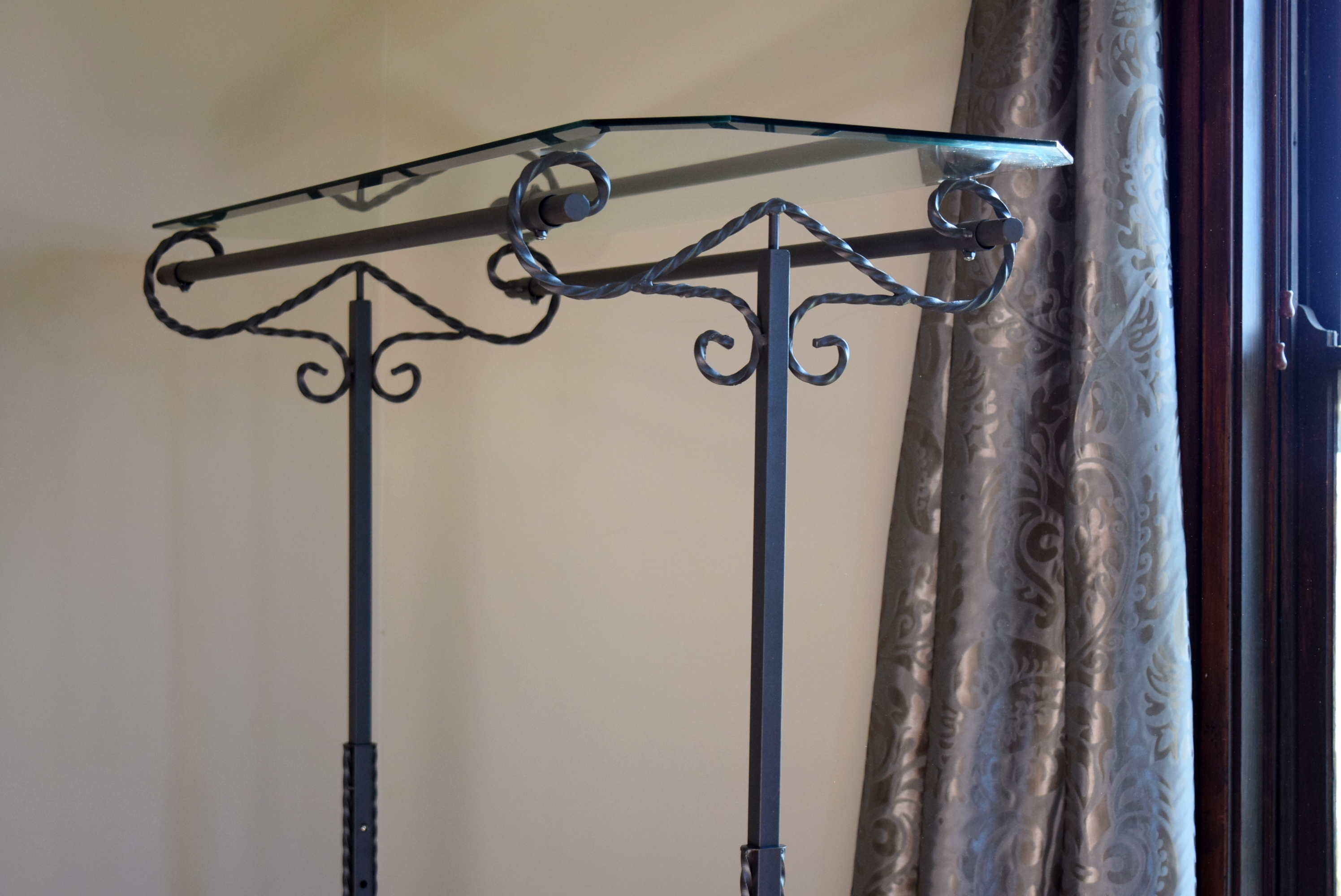 Boutique Style Double Bar Garment Rack on Casters