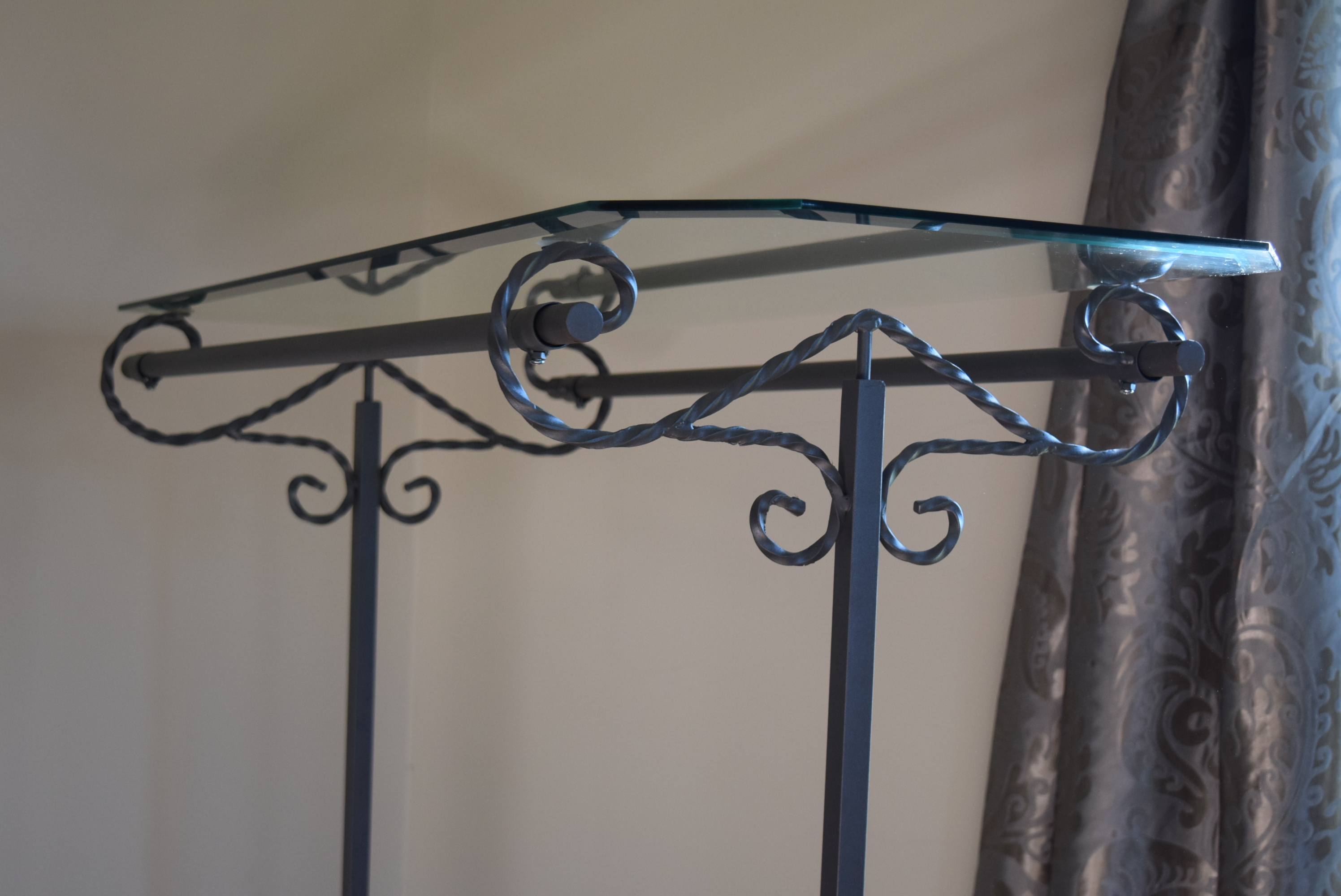 Boutique Style Double Bar Garment Rack on Casters