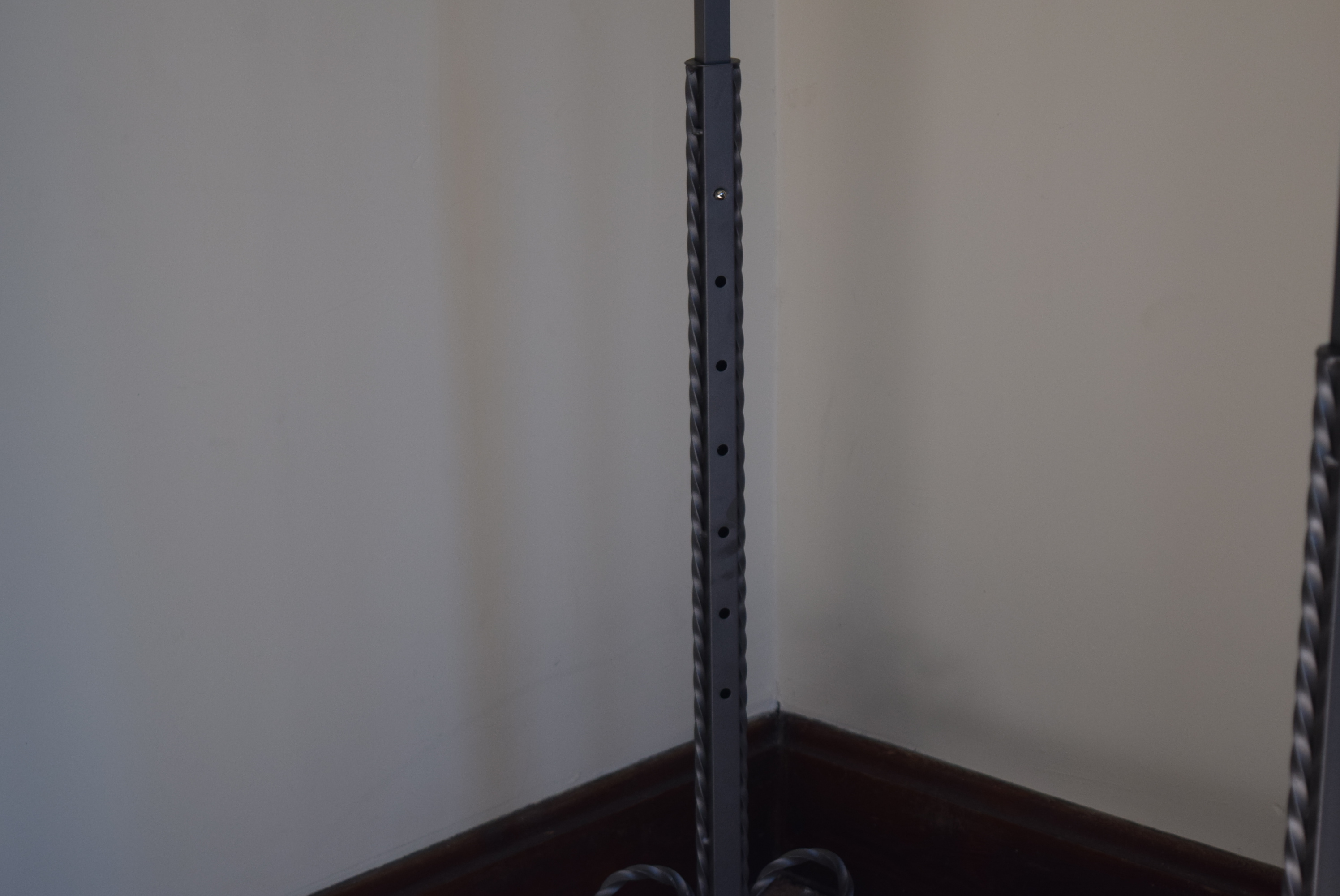 Boutique Style Double Bar Garment Rack on Casters