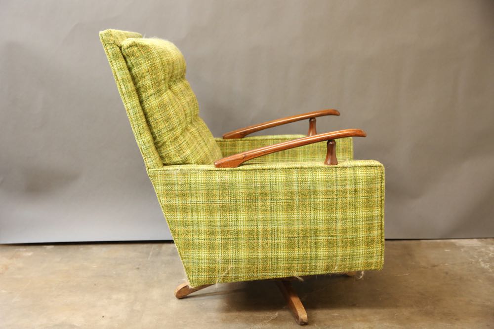 Two Vintage Upholstered Armchairs