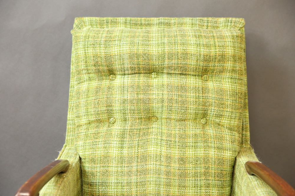 Two Vintage Upholstered Armchairs