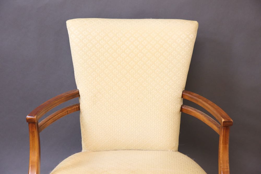Two Vintage Upholstered Armchairs