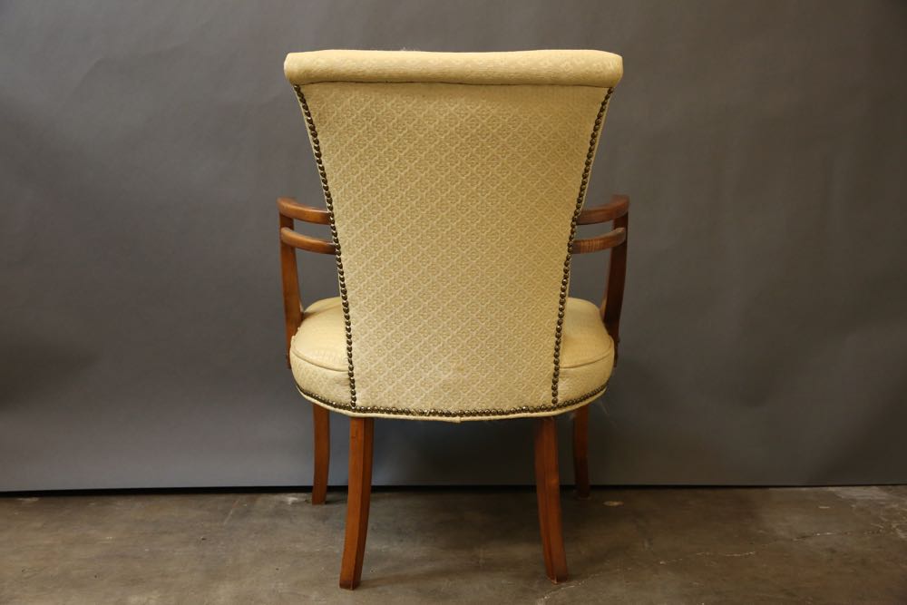 Two Vintage Upholstered Armchairs