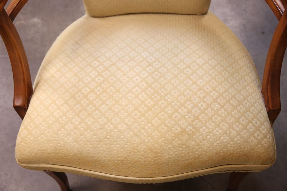 Two Vintage Upholstered Armchairs