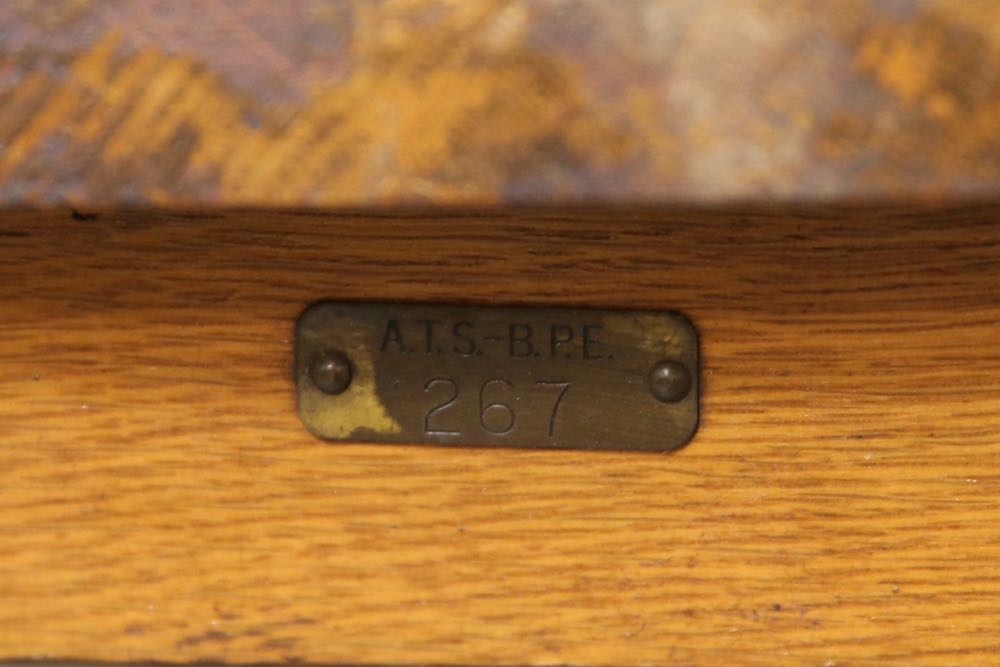 Vintage Metal Typewriter Stand and Desk Chair