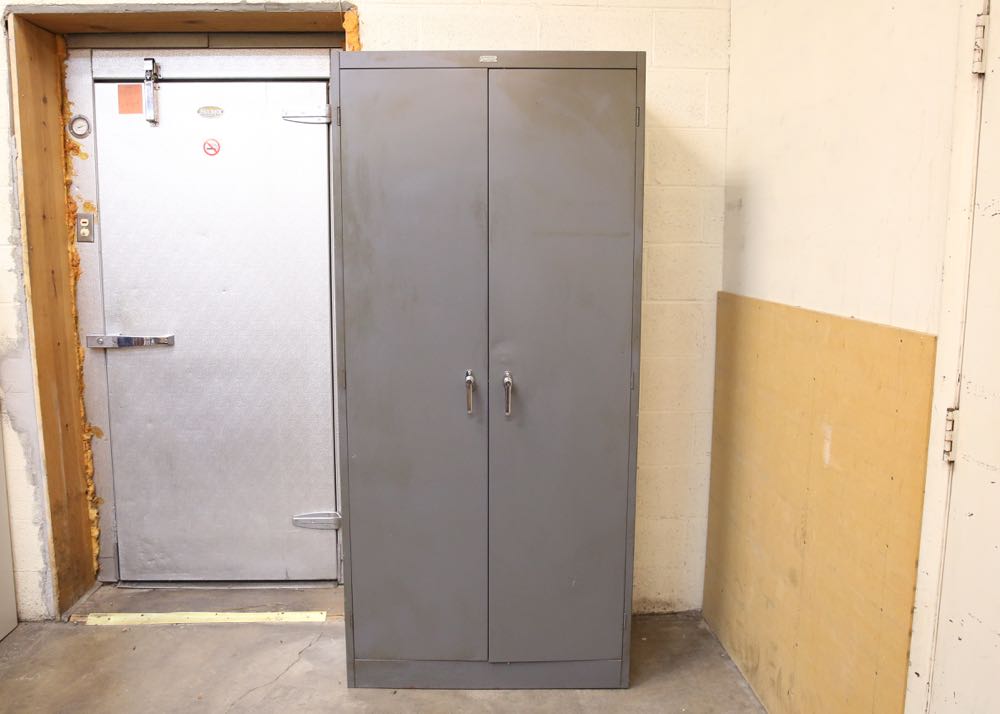 Two Metal Storage Lockers