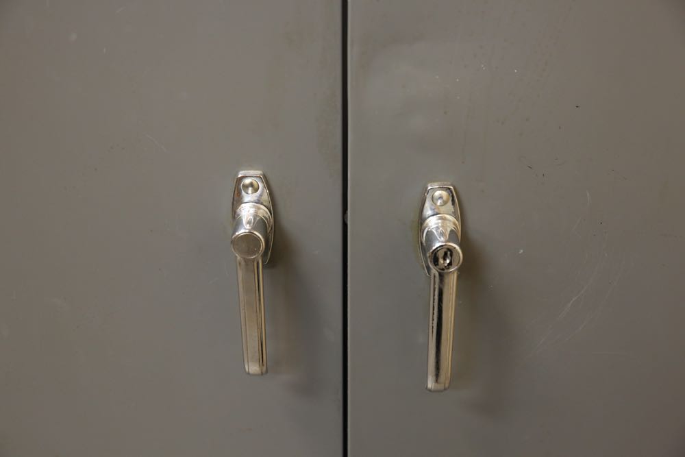 Two Metal Storage Lockers