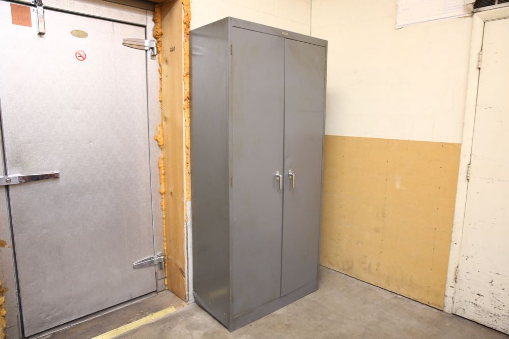 Two Metal Storage Lockers