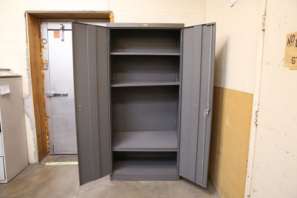Two Metal Storage Lockers