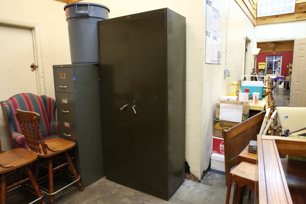 Two Metal Storage Lockers