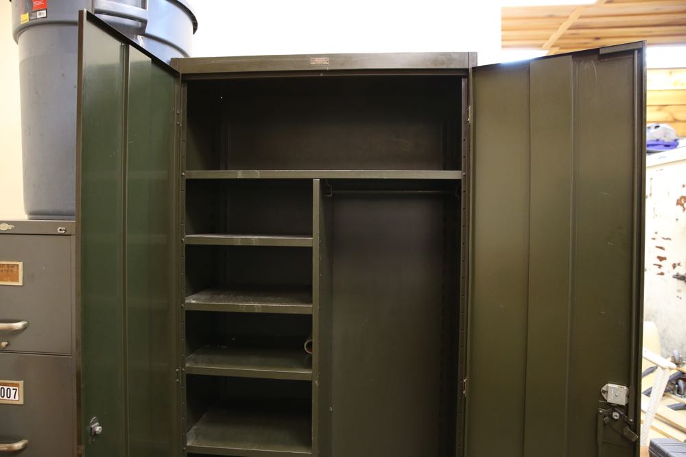 Two Metal Storage Lockers