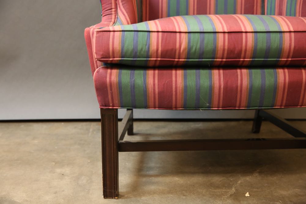 Upholstered Wing Back Chair