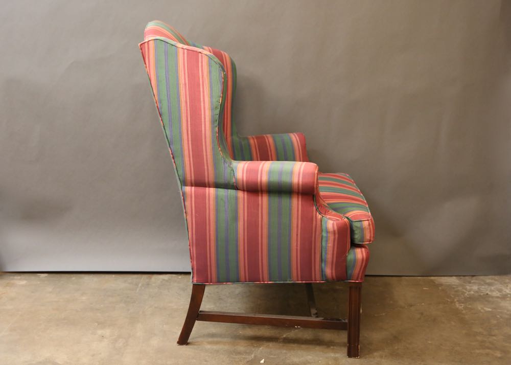 Upholstered Wing Back Chair