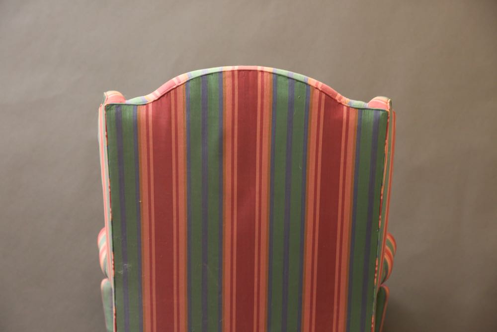 Upholstered Wing Back Chair