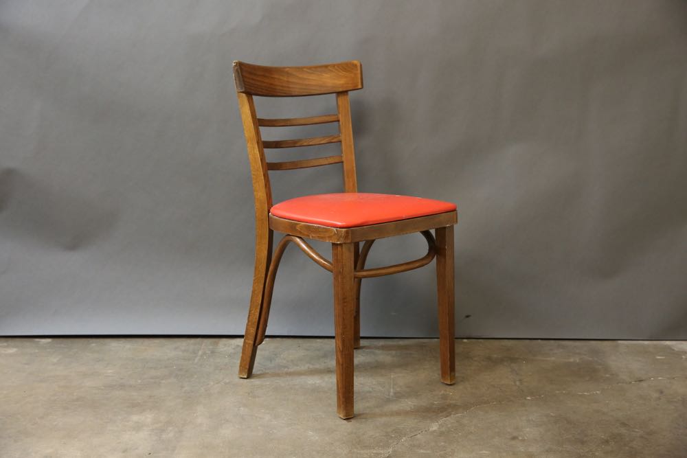 Three Vintage Wooden Side Chairs