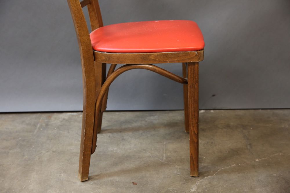 Three Vintage Wooden Side Chairs
