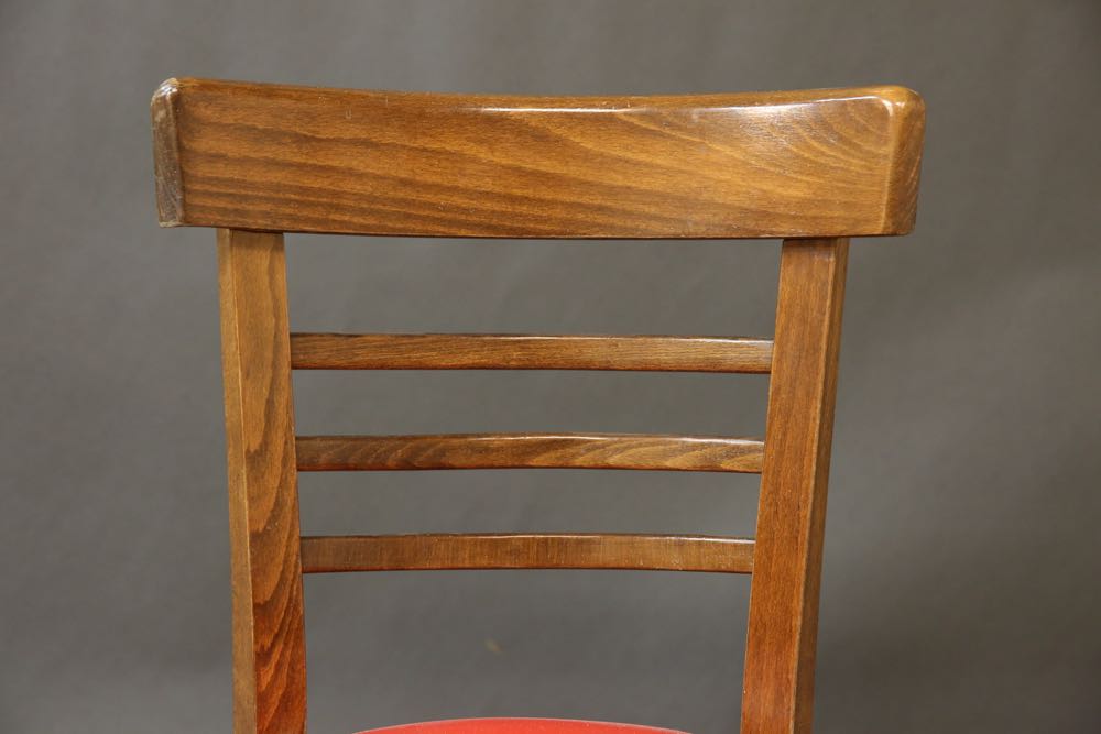 Three Vintage Wooden Side Chairs