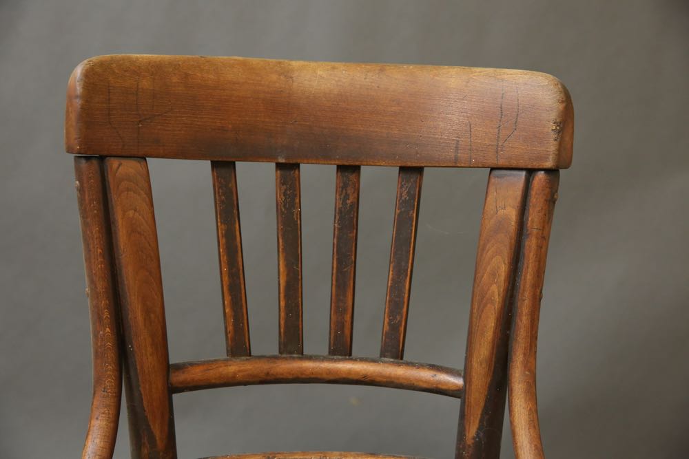 Three Vintage Wooden Side Chairs