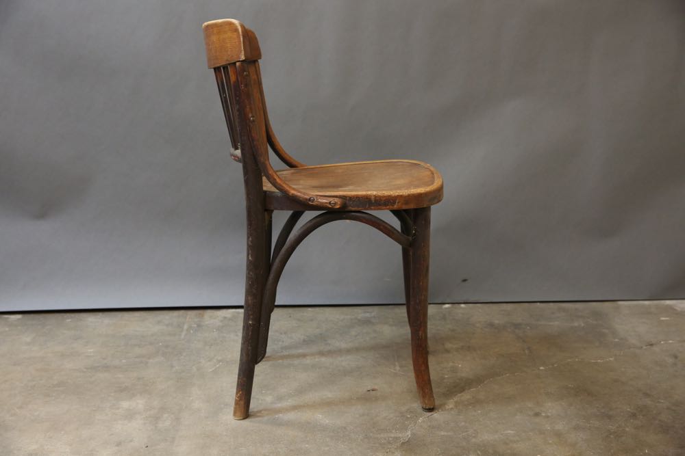 Three Vintage Wooden Side Chairs