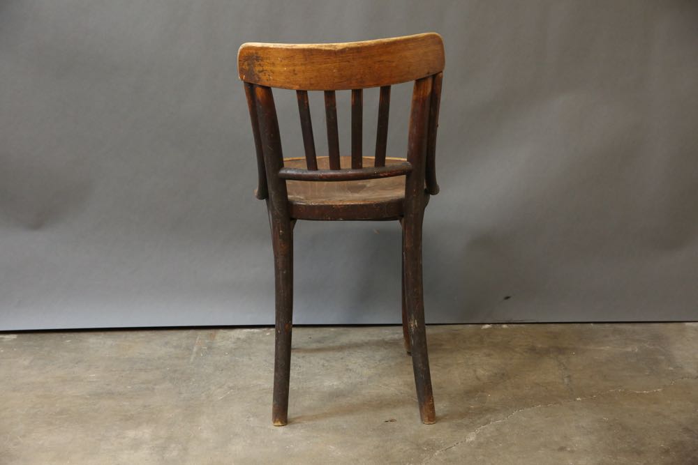 Three Vintage Wooden Side Chairs