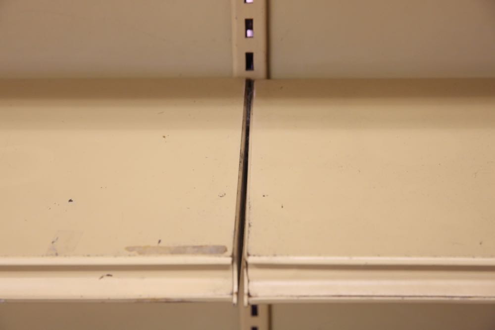 Two Large Metal Shelving Units