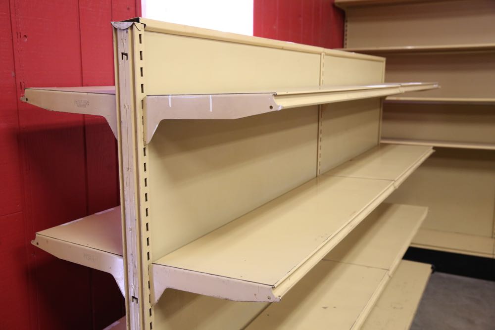 Two Large Metal Shelving Units