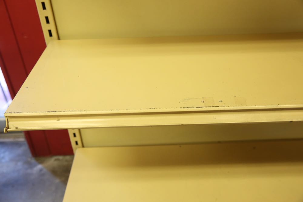 Two Large Metal Shelving Units