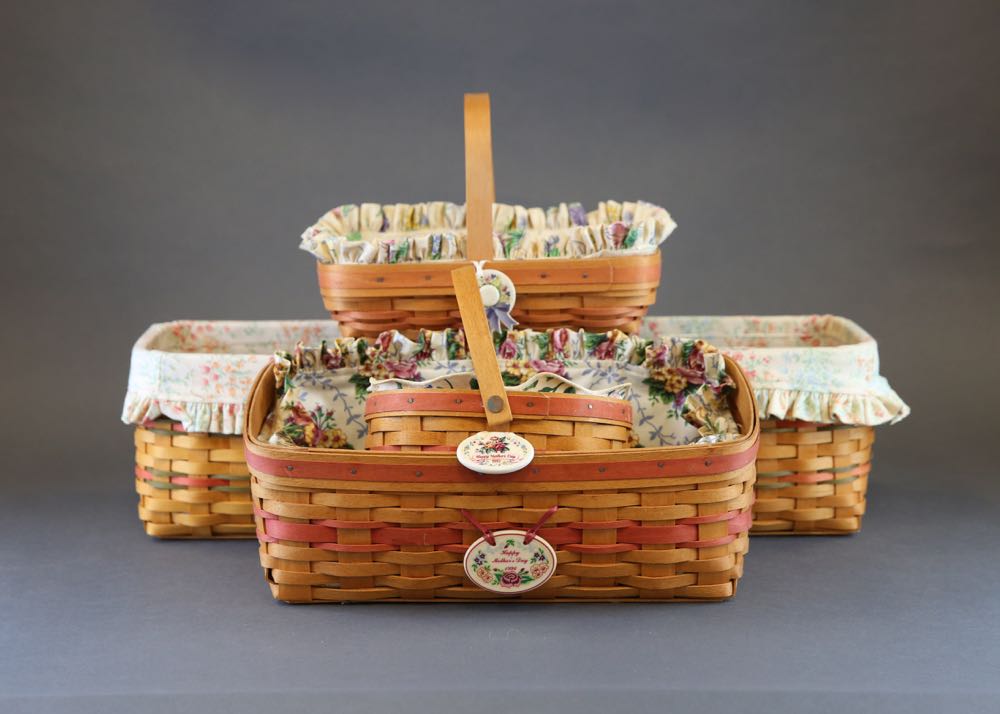 Five Longaberger Baskets