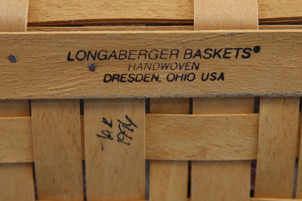 Five Longaberger Baskets