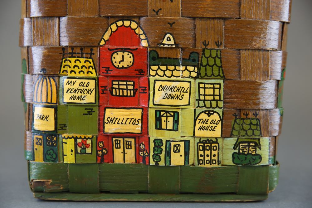 Vintage Picnic Basket Purse