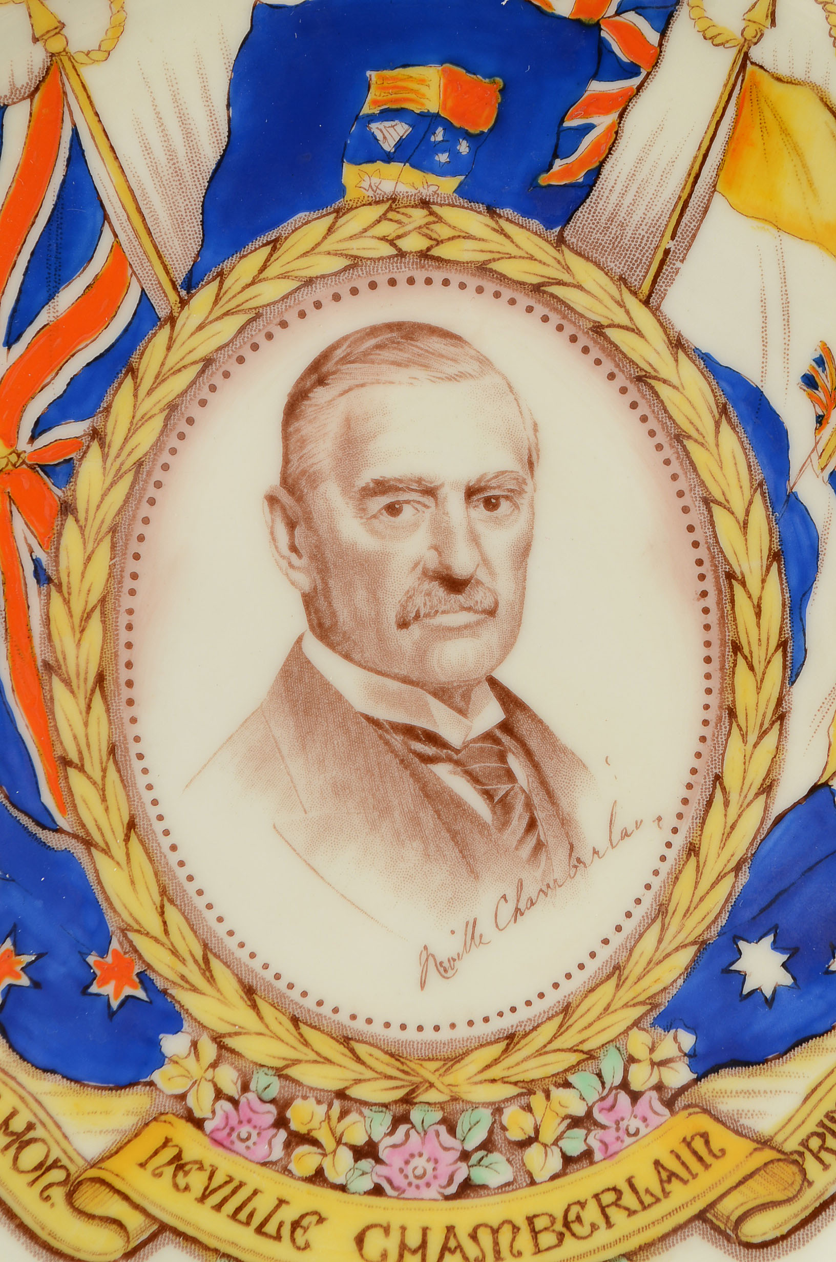 Rare 1938 Chamberlain Peace Conference at Munich Commemorative Plate