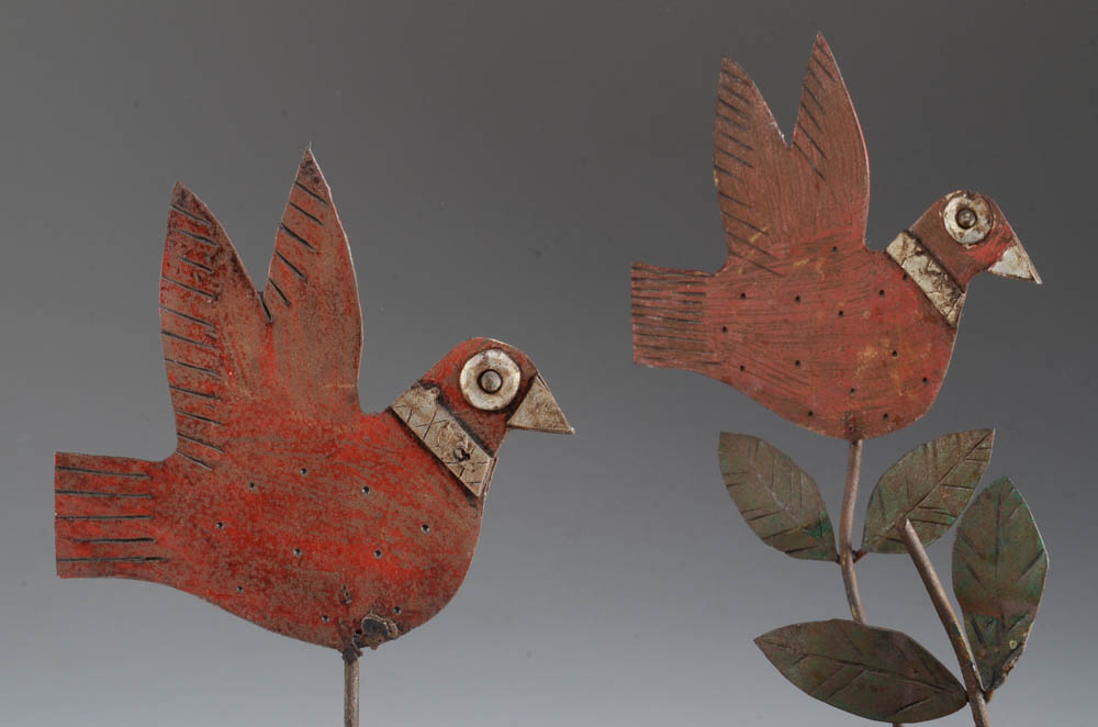 Small Assortment of Folk Art Décor